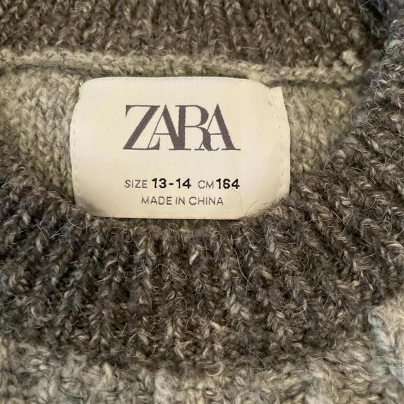 Zara Kid's Grey Jumper - Picture 7 of 7